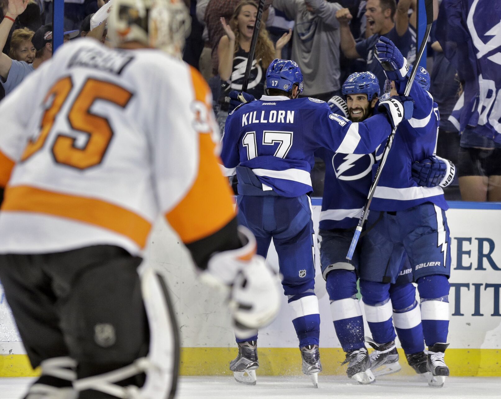 2015: Tampa Bay wins first 3-on-3 overtime game in NHL history